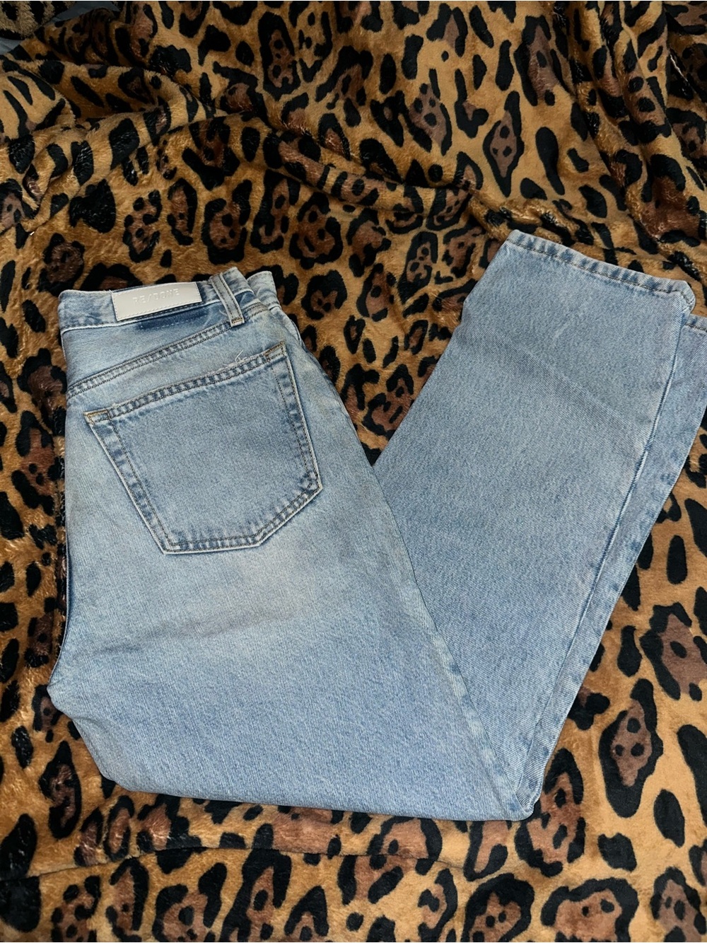 Re/Done High Rise Straight Leg Jeans Sz. 26